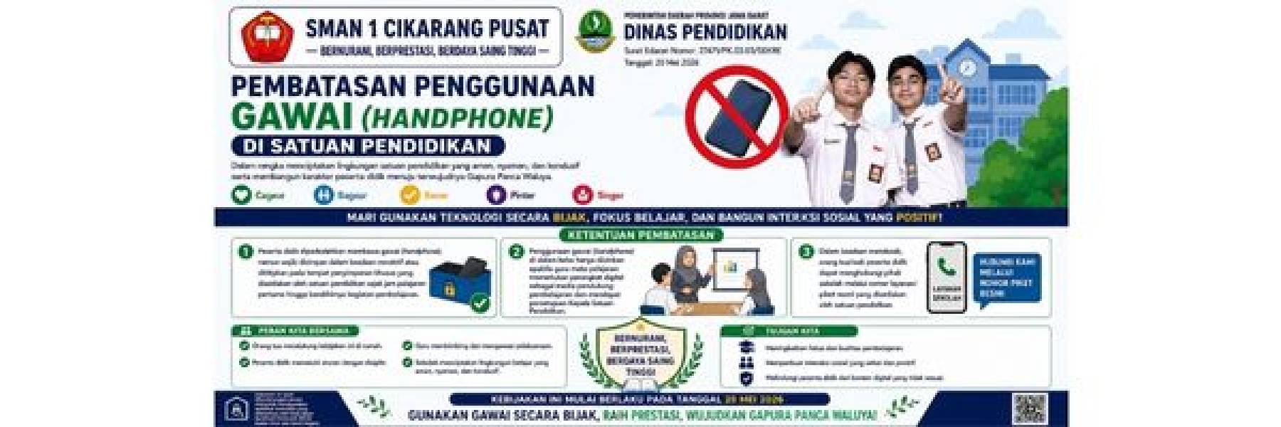 ATURAN PEMAKAIAN GAWAI DISEKOLAH 